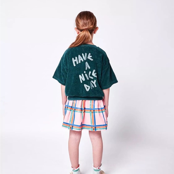 Bobo Choses Pink Plaid Skirt 6-7Y Girls NWT - Picture 6 of 6